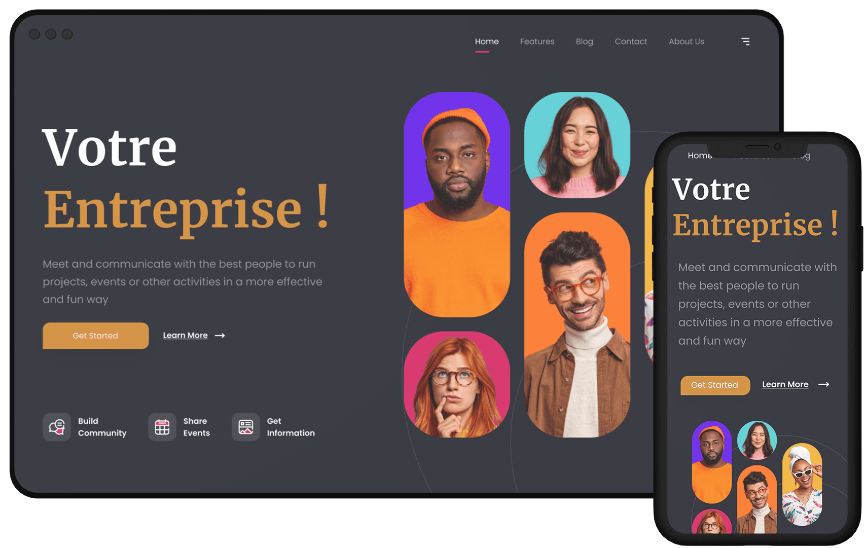 Un site web professionnel pour